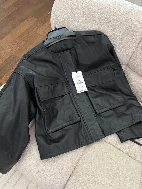 Zara Jackets & Blazers - Zara 100% Leather Jacket with Cargo Pockets